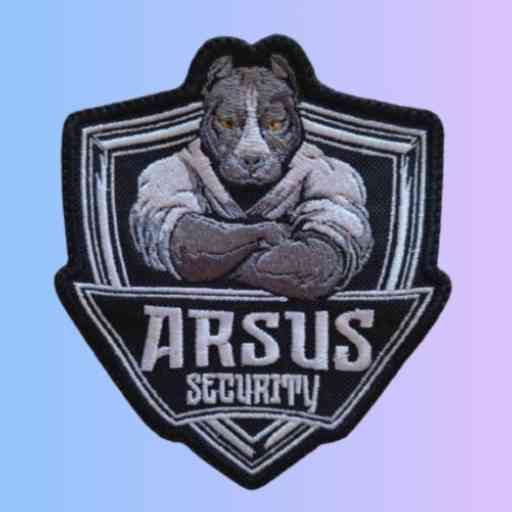 Логотип Arsus Security с амстафом